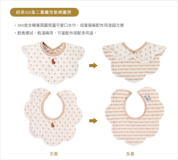 有機棉,台灣製,二重織,寶寶,彌月禮盒,滿月禮,新生禮,奶茶QQ兔