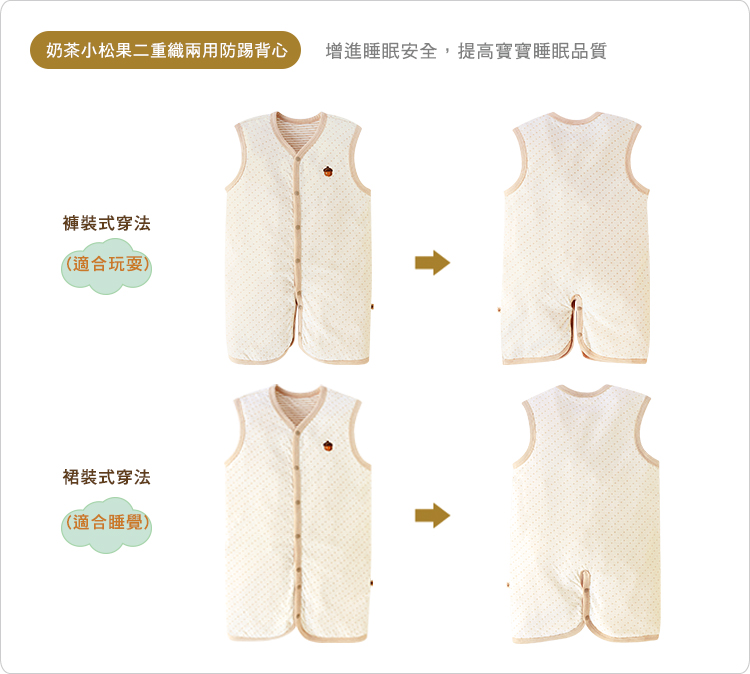 sisso,防踢背心,奶茶小松果,寶寶,嬰兒,彌月禮物