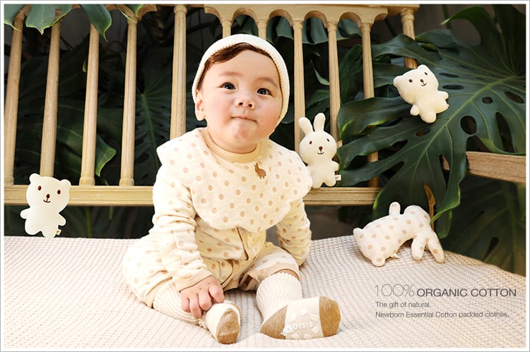 sisso,有機棉,寶寶,新生兒,寶寶穿搭示範尺寸說明